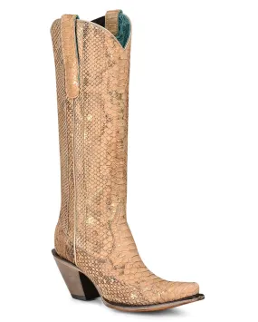 Women's Python Tall Western Boots