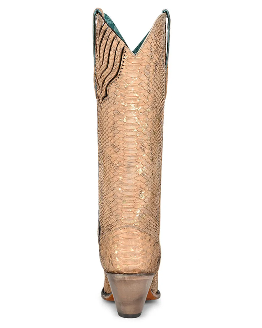 Women's Python Tall Western Boots