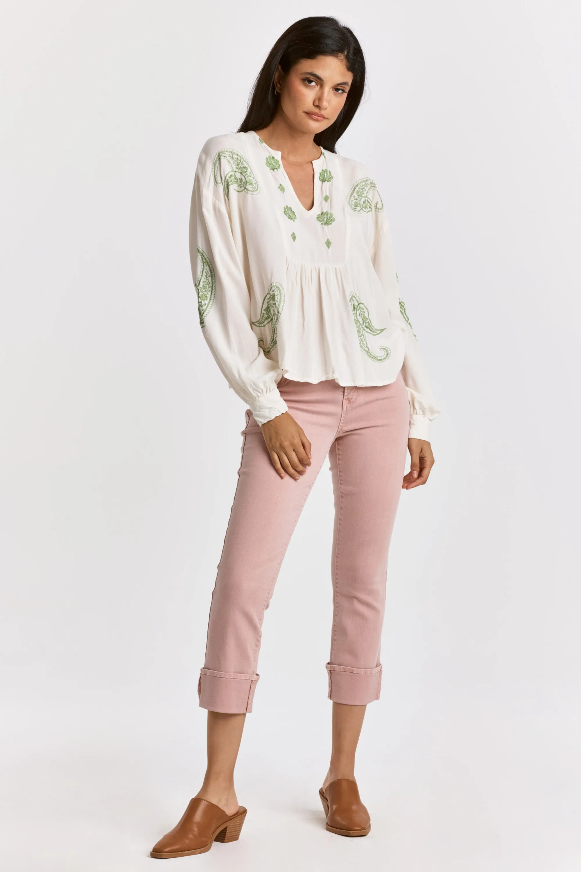 Ximena Embroidery Detail Blouse